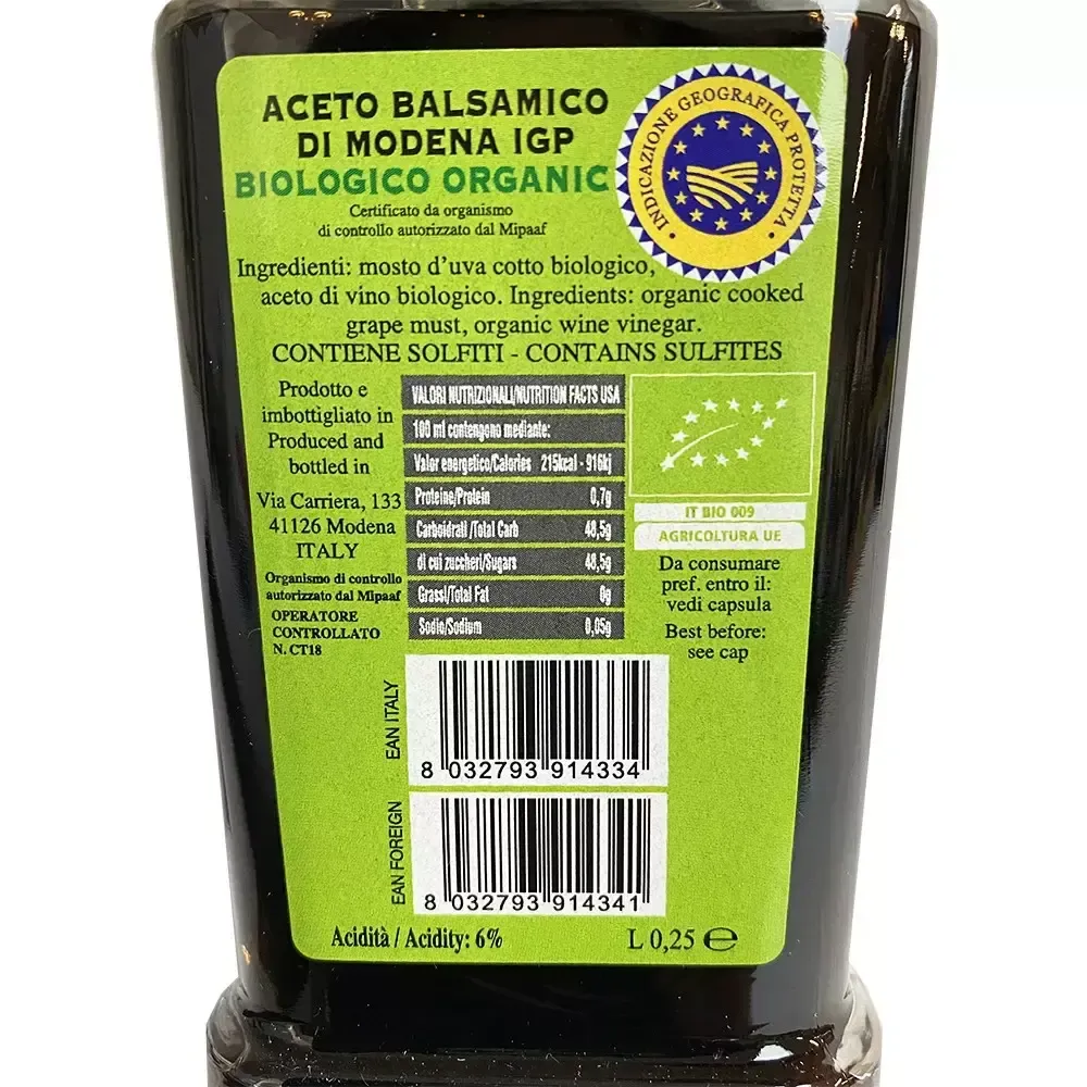 "Biologico" - Aceto Balsamico di Modena IGP - Image 4