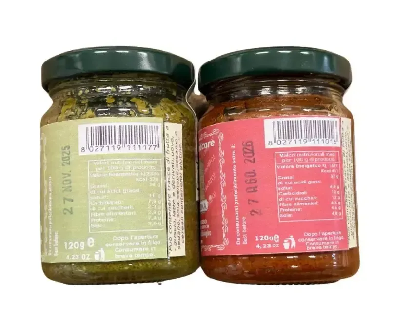 "Confezione Pesti" - Biologico - Pesto di Basilico e Pesto di Pomodoro Secco - Image 3