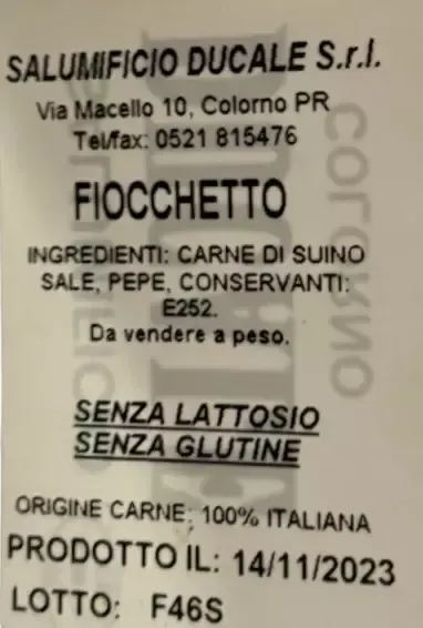 Fiocchetto di Prosciutto - 6 Mesi - Intero - In Corda - Image 5