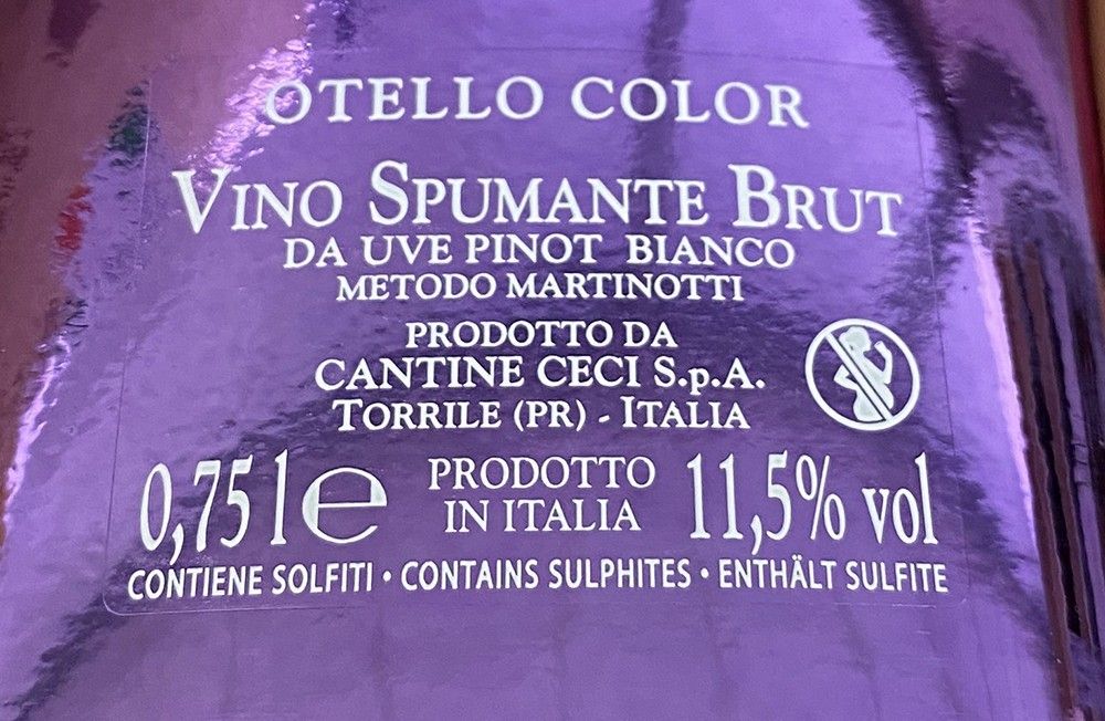 "Otello Brut" - Vino Spumante Dry - Image 4