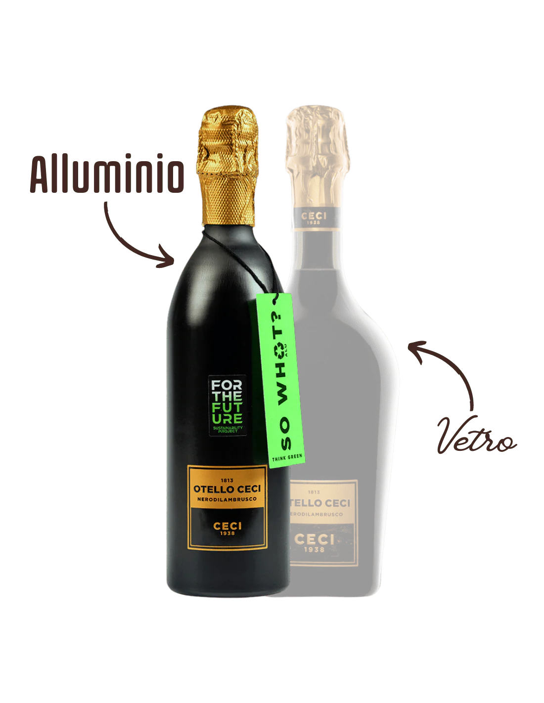 "Otello NERODILAMBRUSCO" - Lambrusco Emilia IGT - Ceci For The Future - Bottiglia in Alluminio (6 x 750 ml.) - Image 4