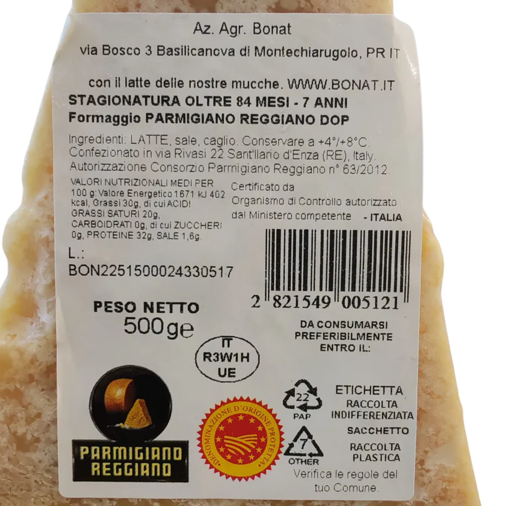 Parmigiano Reggiano DOP - Bonat - 7 Anni - Image 10