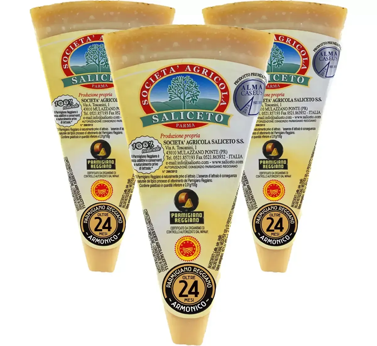 Parmigiano Reggiano DOP - Prodotto di Montagna - 24 Mesi (3 x 300 Gr.) - Image 7