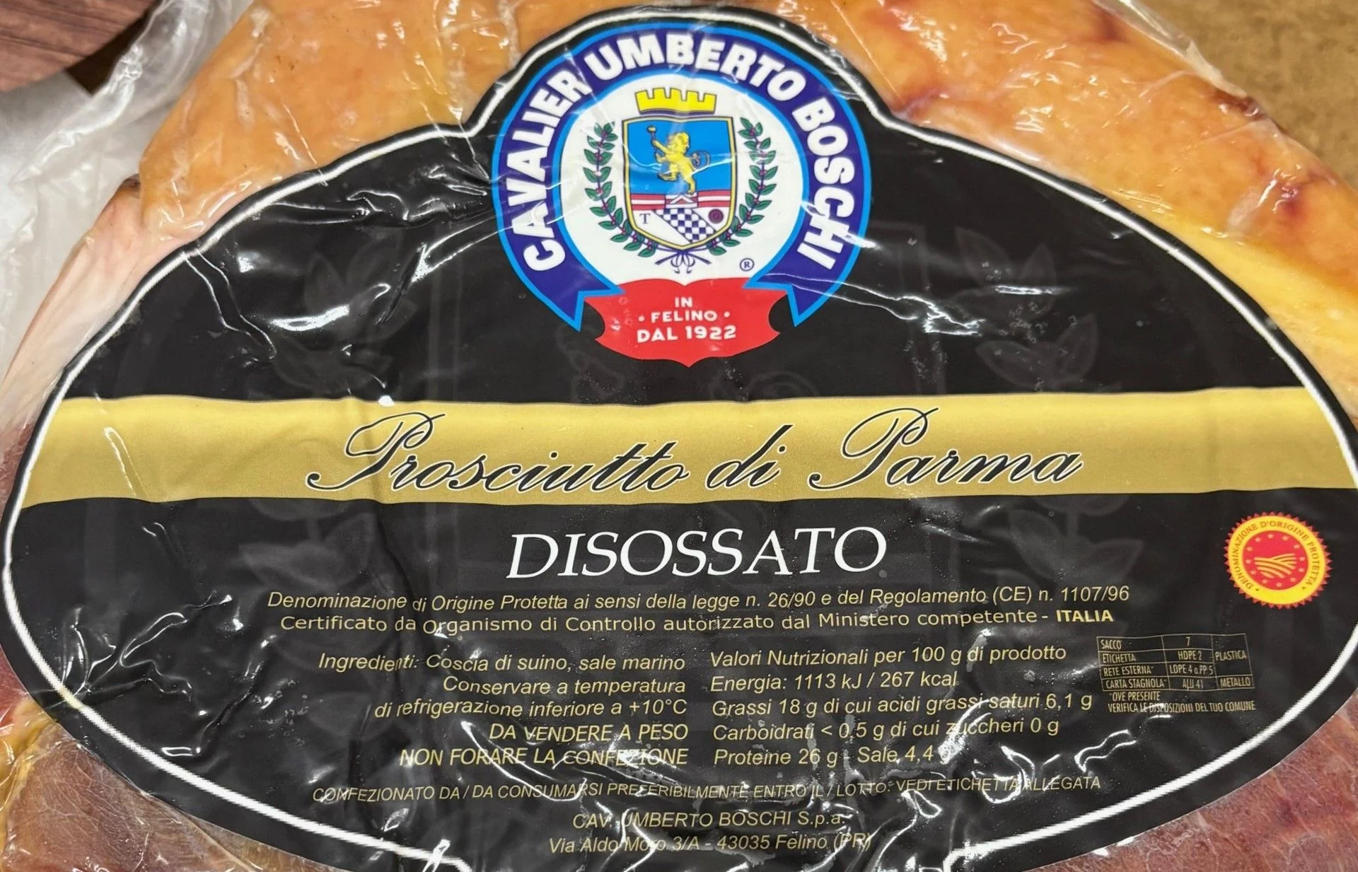 Prosciutto di Parma DOP - 16 Mesi - Metà - Disossato - In Confezione Regalo - Image 5
