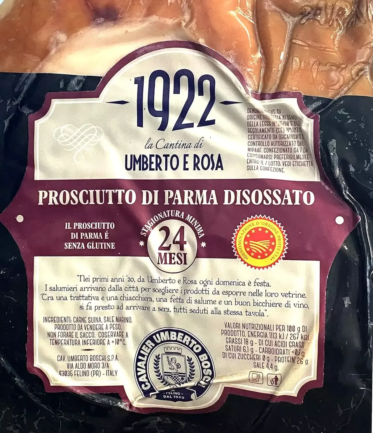 Prosciutto di Parma DOP - 24 Mesi - Intero - Disossato - Image 3