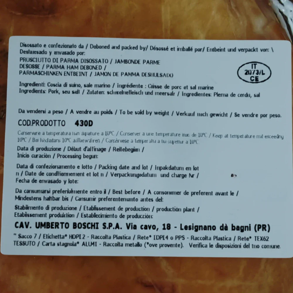 Prosciutto di Parma DOP - 24 Mesi - Intero - Disossato - Image 6